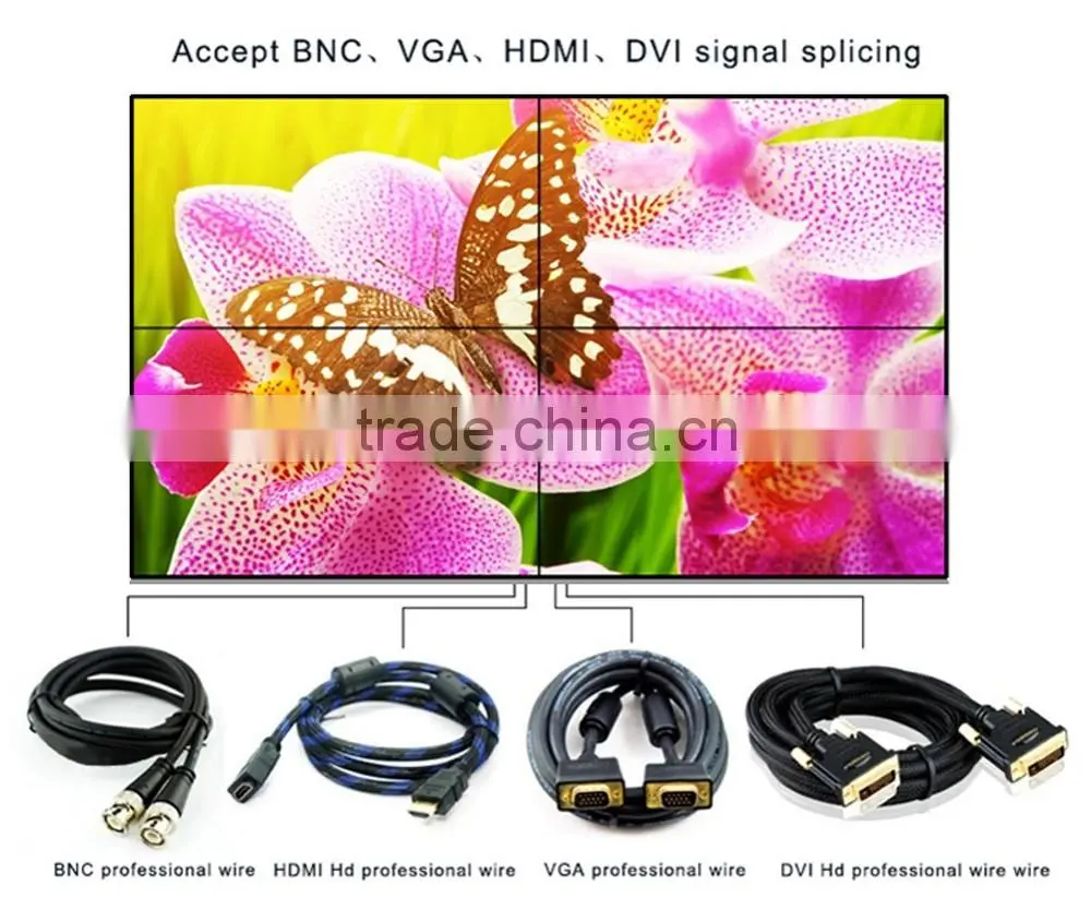 Cost effective 55 inch video wall lcd screen (5.3mm 700nits)