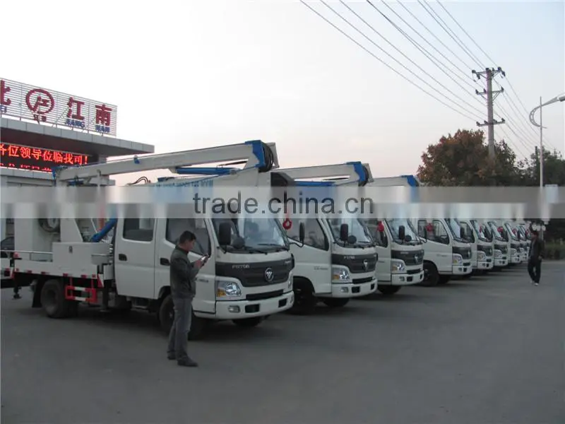 14-16m hydraulic ladder with vehicle