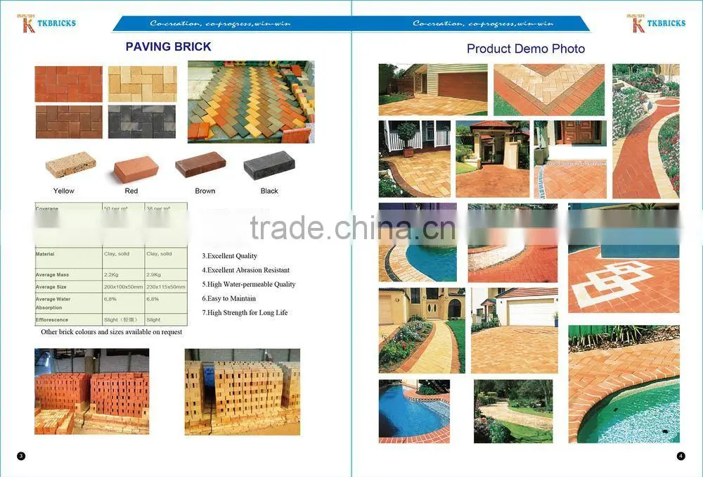Yellow Clay Brick, Clay Cobbles Brick