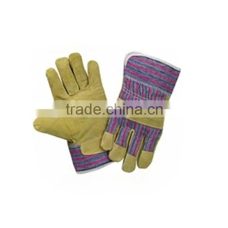 leather safety rigger gloves with low price