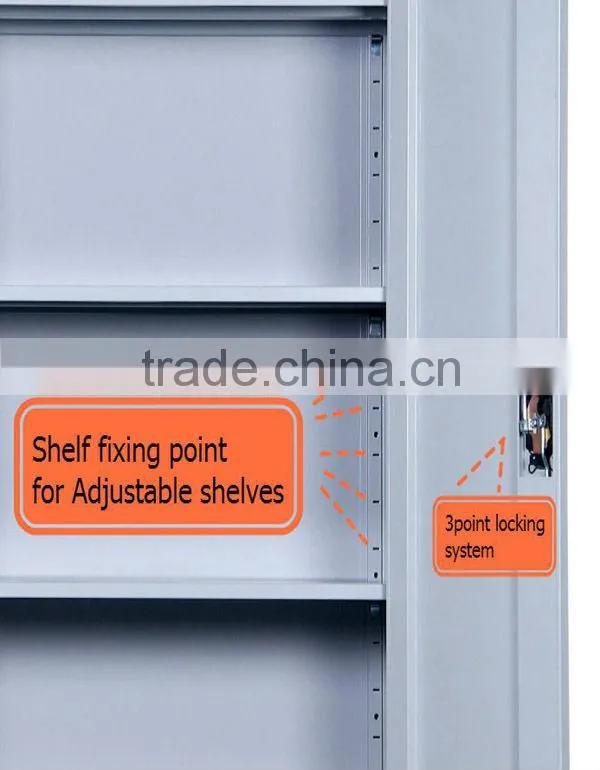 (DL-S1) Office 2 Door Metal Fling Cabinet