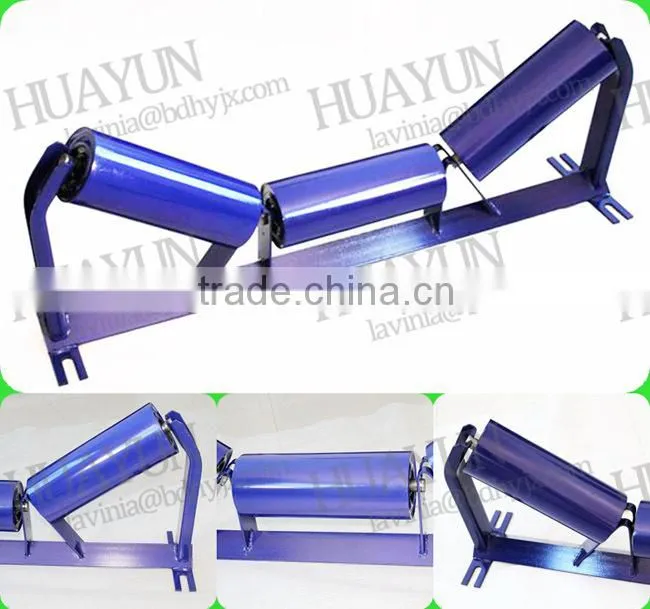 24'' belt width 20 degree metal trough transprot idler bracket of belt conveyor