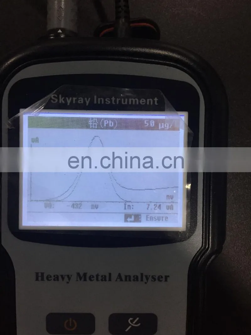 portable water quality test equipment for heavy metals rapid scan