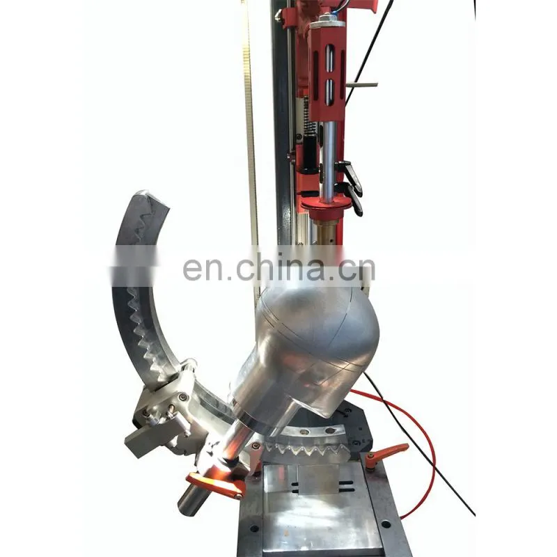 Set The Helmet Uniaxial Impact Absorption Tester According To The Standard Control Interface