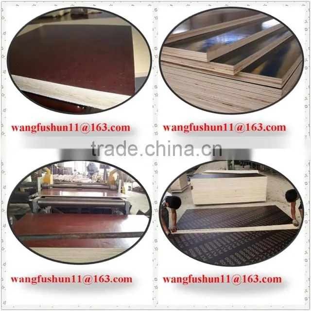 18mm Brown Film Faced Shuttering Plywood for Construction Material Vietnam film faced plywood