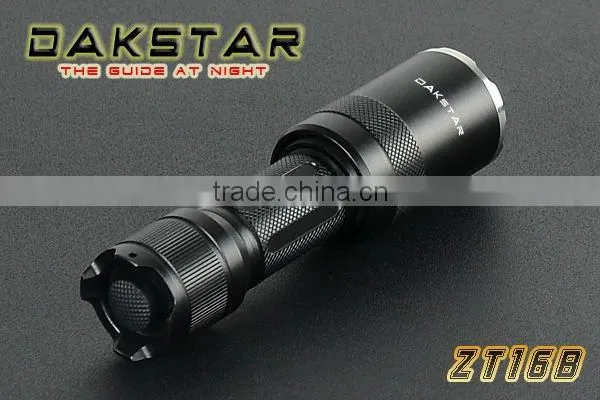 DAKSTAR ZT16B 1030LM CREE XML T6 18650 Aluminum rechargeable LED highpower Focusing Zoom Torch