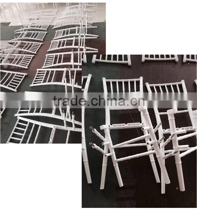 manufacture and wholesale wedding resin white chair