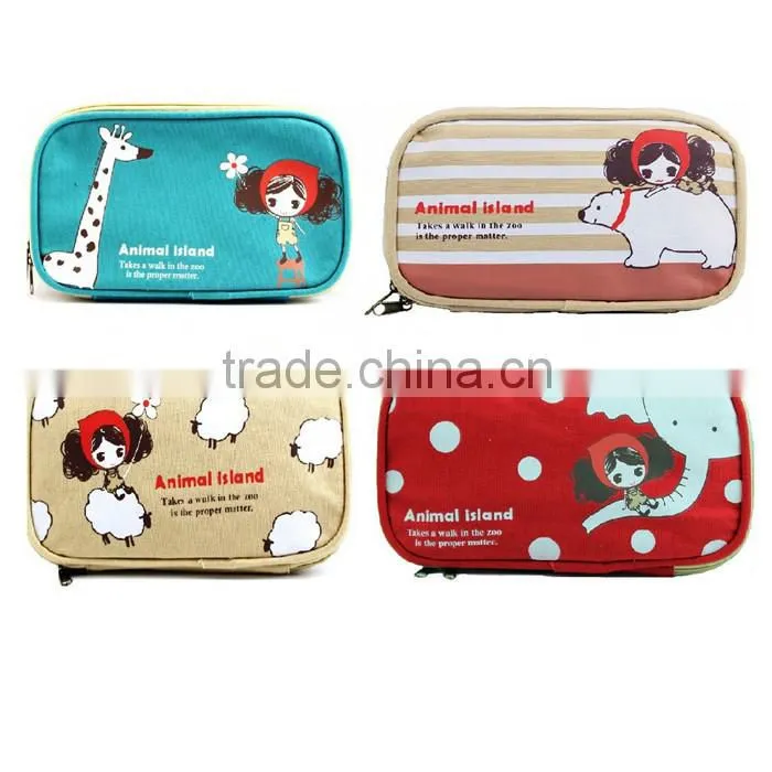 customize fashion pencil bag children promotion gifts