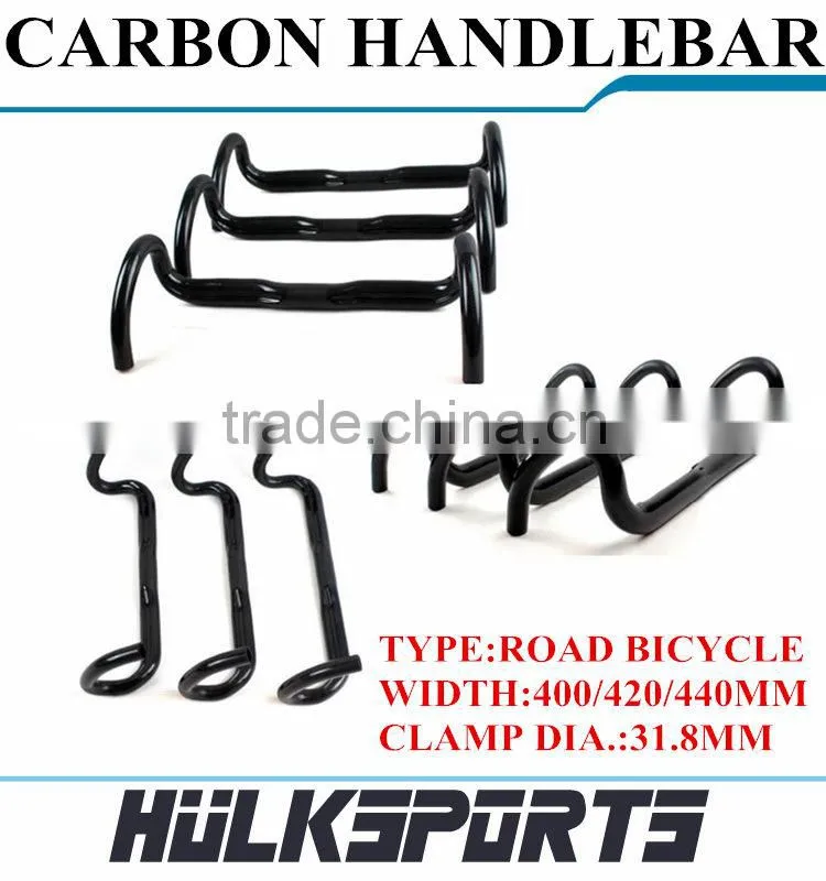 Chinese Cheap Carbon Handlebar Glossy Matte Surface 3K UD Carbon Bicycle Road Handlebar Carbon Bicycle Parts