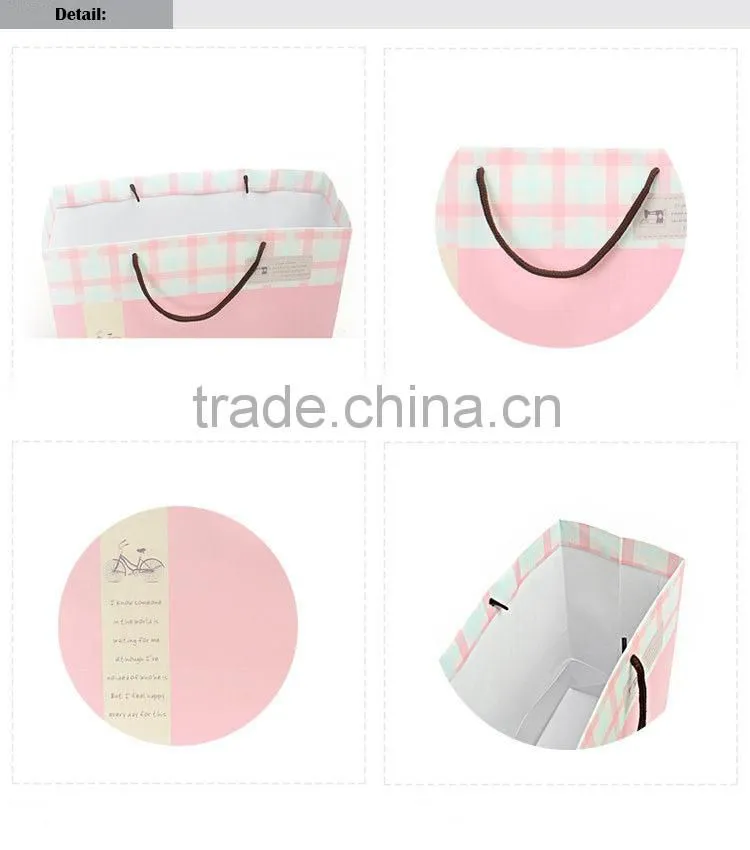 printed fashion commercial paper bag