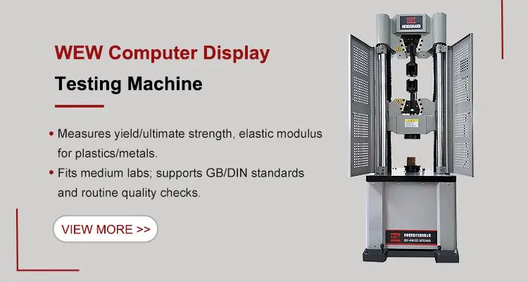 HST Hydraulic Universal Testing Machine 220V with 1 Year Warranty for Tensile and Compressive Strength