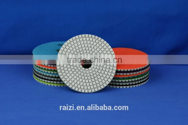 Spill wet polishing pad