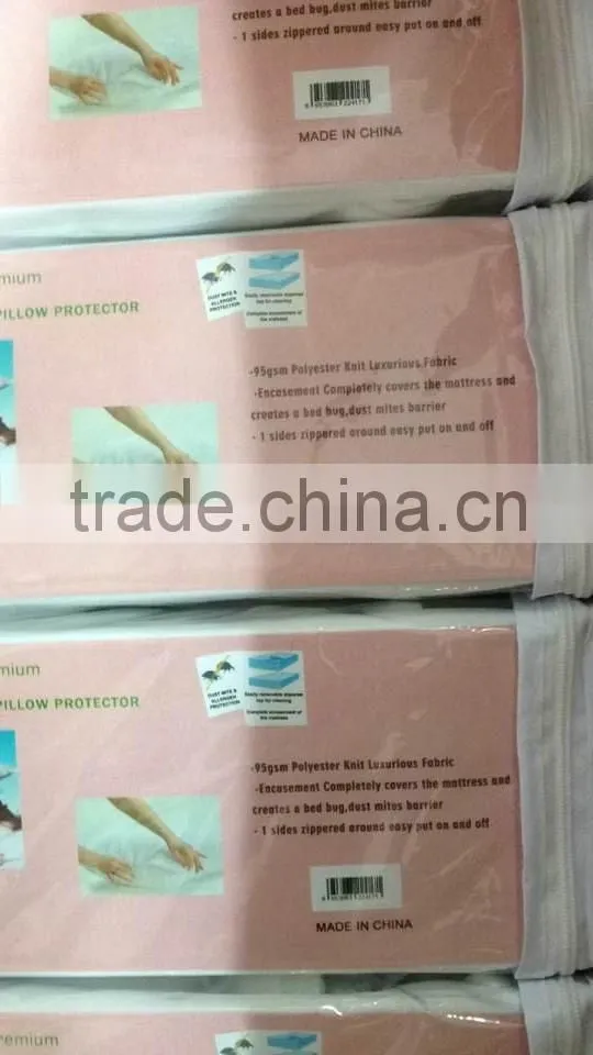 Nonallergenic and Easy-to-clean Mattress encasement with zipper