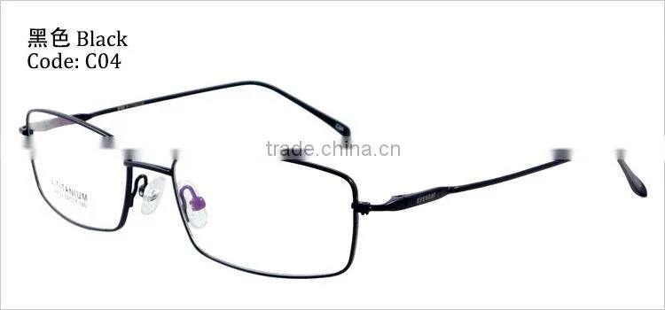 Full-rim half titanium high class fashion glasses frames cheap