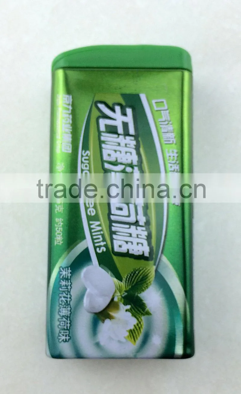 chewing gum tin box / tin can / tin container