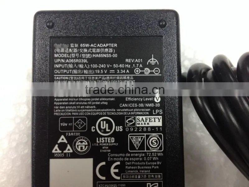 NEW 19.5V 3.34A 65W 7.4*5.0 Genuine AC Adapter Charger For Dell Inspiron 1525 1545