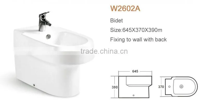 Sanitary ware bathroom simple ceramic bidet W2601