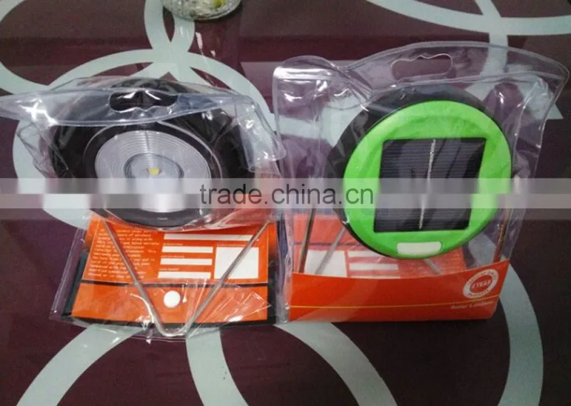 Outdoor Camp Tent Hook Stand Solar LED Lamp Book Light