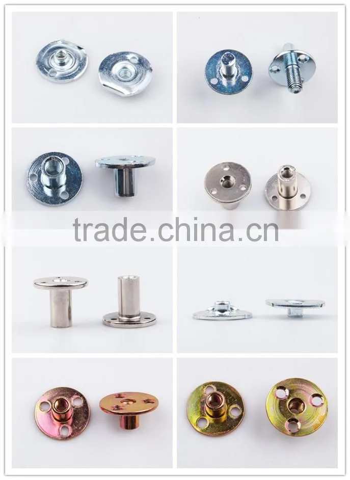 Galvanized Steel funiture hardware plastinc M8 insert nut