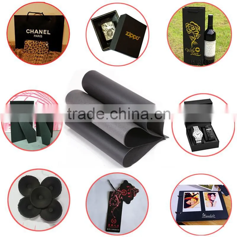 1mm virgin carbon black cardboard paper sheets