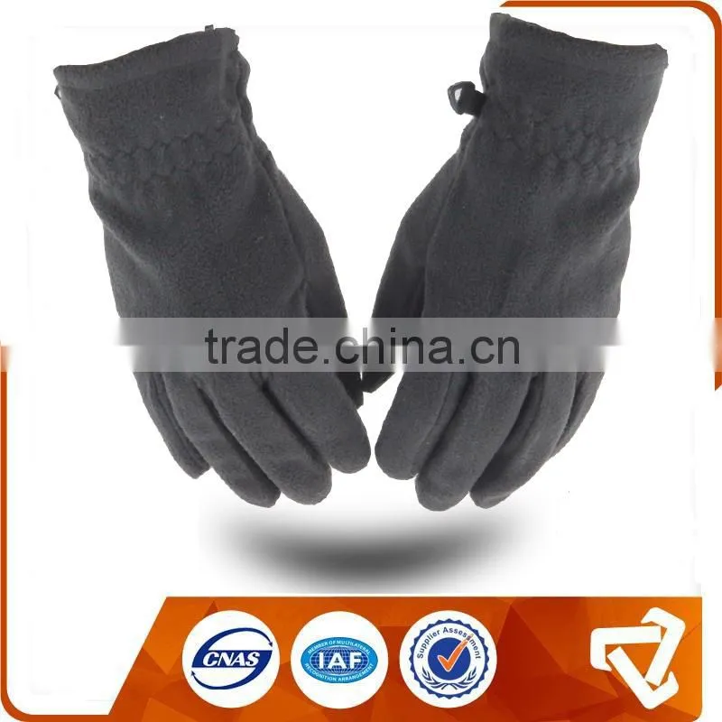 polar fleece pvc dotted anti slip professional stock glove
