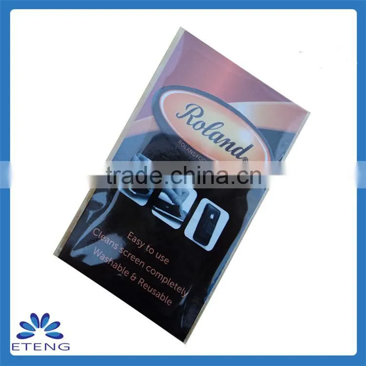 HOT & Fashion custom printing sticky mobile phone screen cleaner