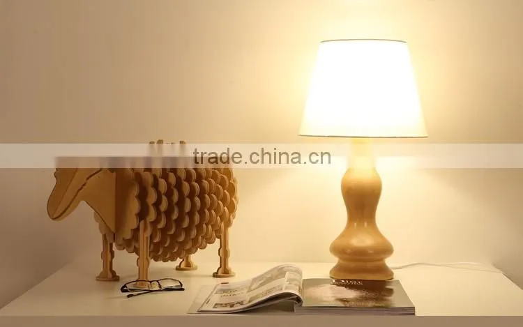 LED Wood table Light JK-879-16 Study Desk Bedroom Decoration LED Wood table lamp