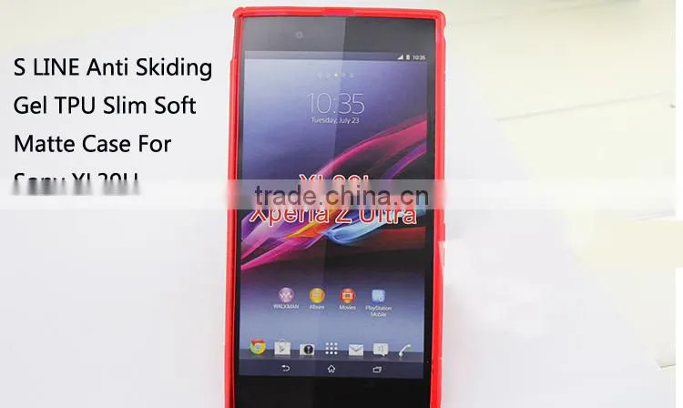New S Line TPU Silicone Gel case for Sony Xperia Z Ultra XL39h 2015 new products wholesale price wholesale manufacturer