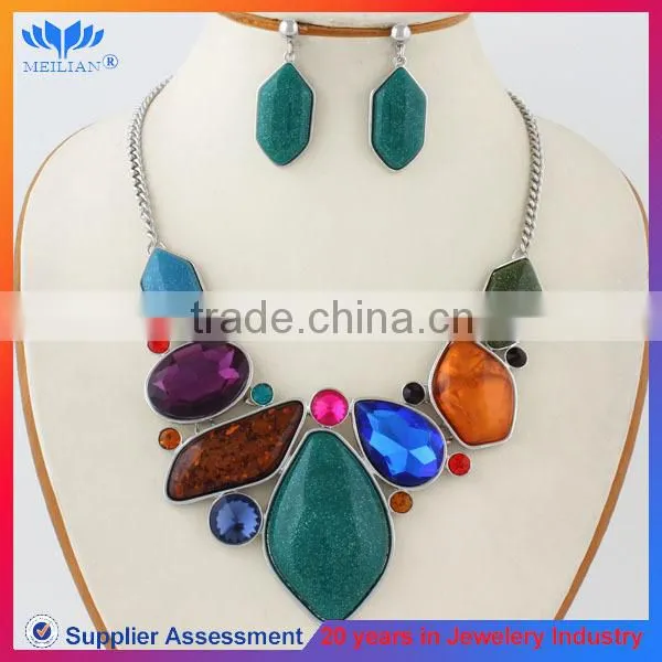 Yiwu Factory Fashion Purple Color cheap jewelry sets