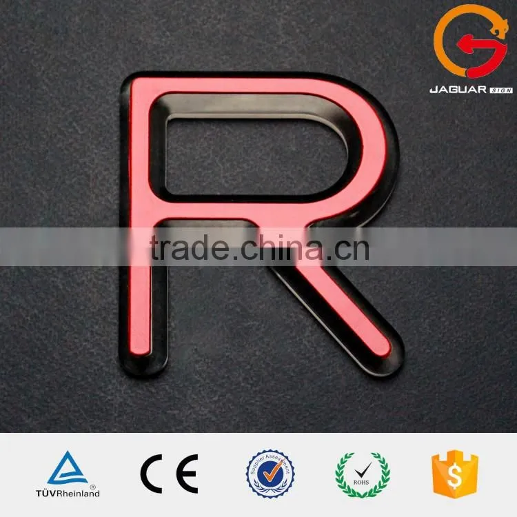 Transparency waterproof acrylic sign letters clear effect alphabetical 3d letters
