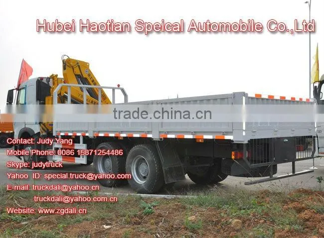 HOWOA7 10Ton Knuckle Boom Cranes For Sale