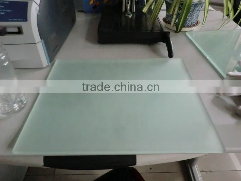 acid etching glass/glass roofing panels