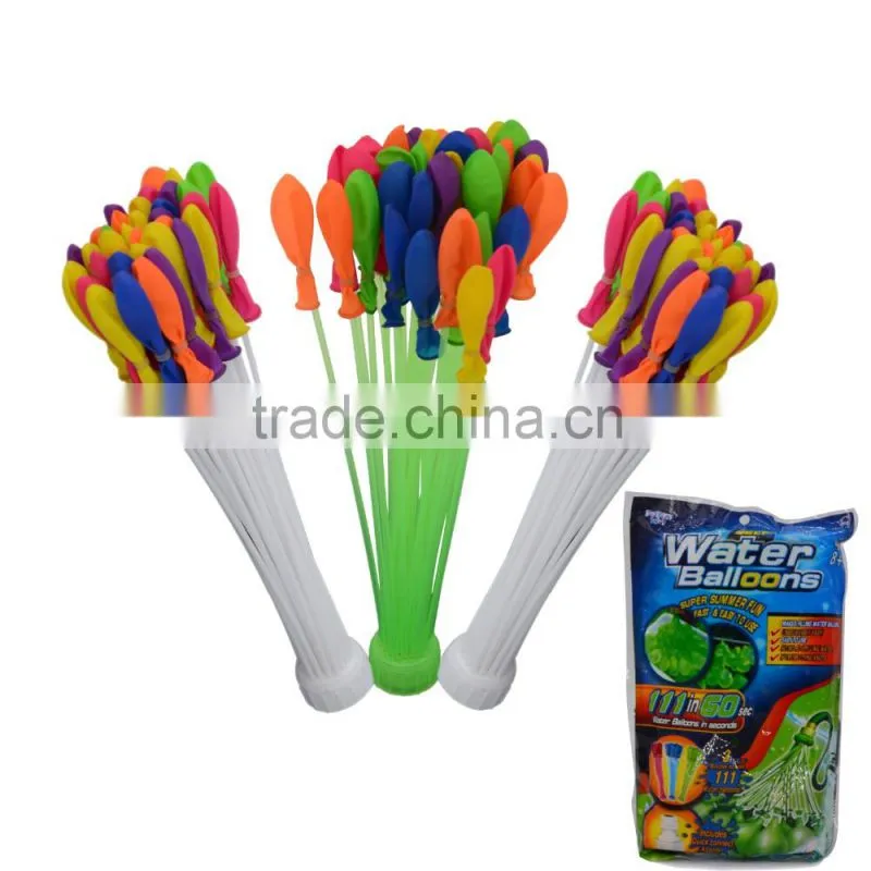 Summer cooling game latex water balloon bunch kid toy adult team game for fun