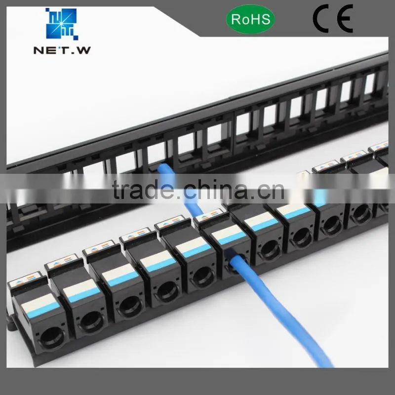 1U Utp Cat5e Modular Blank Patch Panel