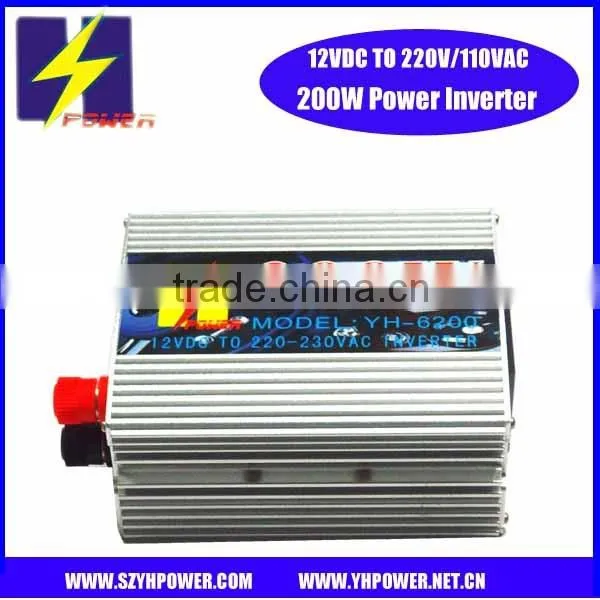 Car Charger Inverter 200W 12V 220V Shenzhen Factory