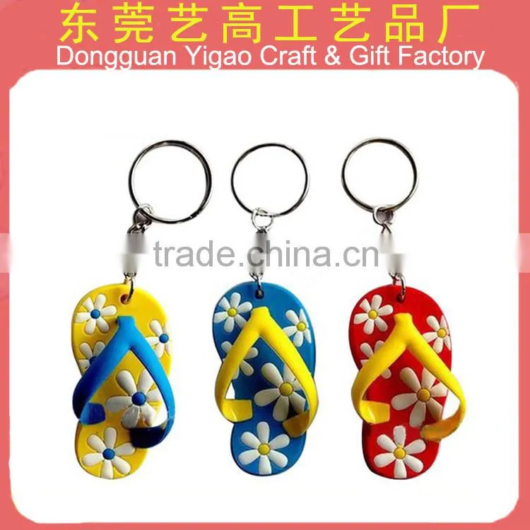 Factory personized custom soft PVC key ring for premium gifts