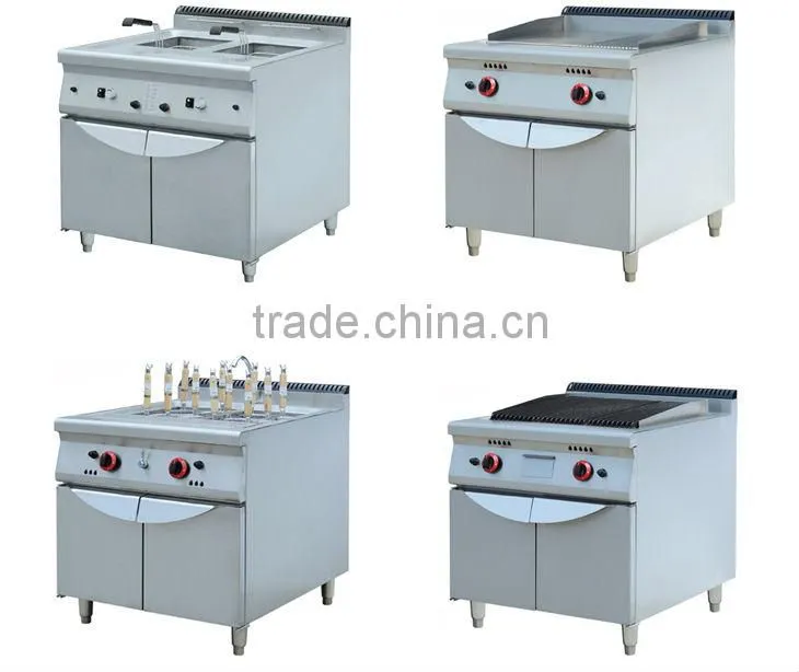 Cosbao 4 burner gas range with oven/restaurant cooking equipment for sale (BN900-G809)
