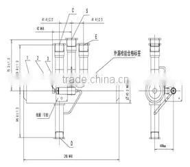 BLR/FRV Series 4 Way Reversing Valve for air conditioner parts