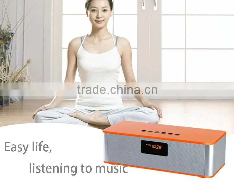 2016 New Product Best Super Bass Stereo Metal Rectangle Mini Bluetooth Portable Wireless Bluetooth speaker