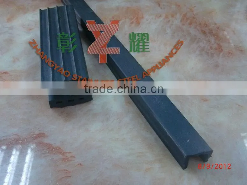 rubber lining for stainless steel slot round tube