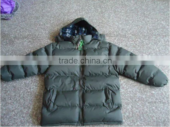 2013 news mens fashion nylon jackets with polar fleece lining