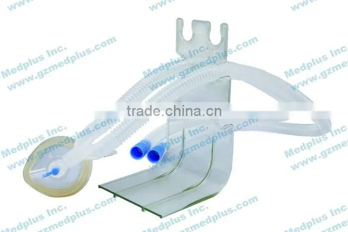 Disposable corrugated or coaxial circuit for breathing systems