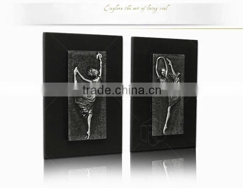 Relief Painting,nude photo woman to animals