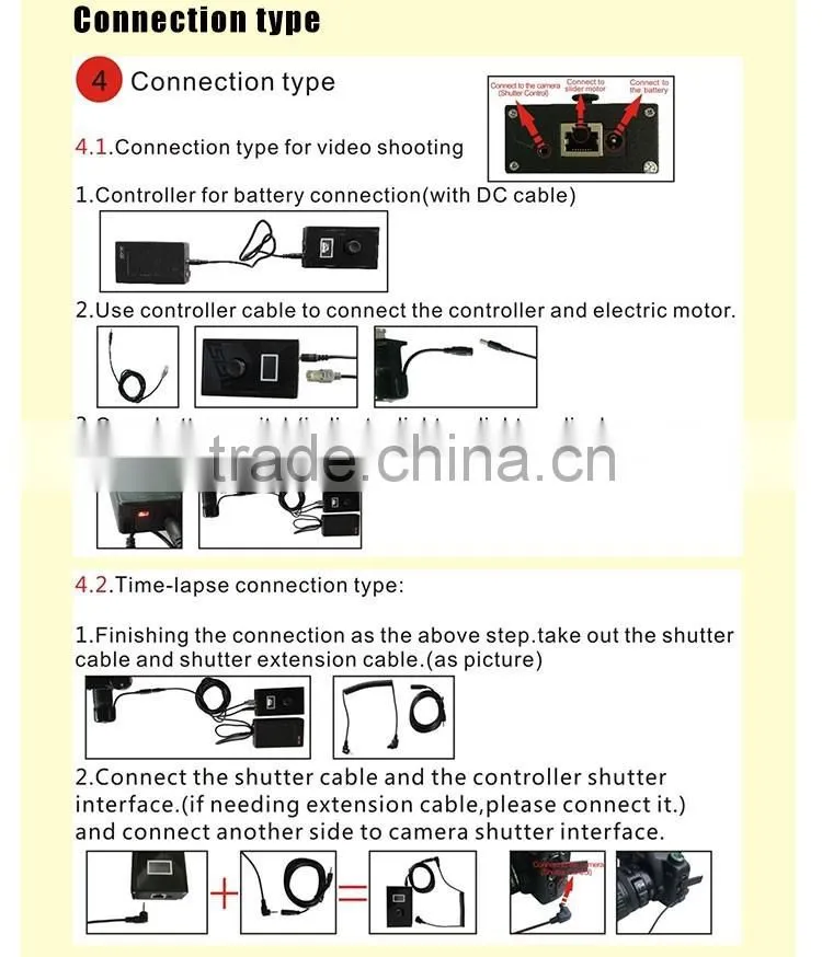 The cheapest manufuctured with powerful function camera motorized 120cm carbon fiber camera slider with time lapse function