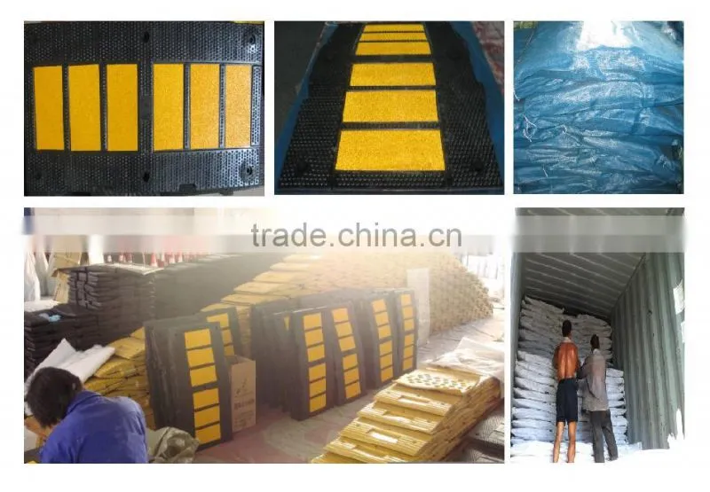 2014 RSG new Recyclable Rubber Speed Hump/ speed blocker