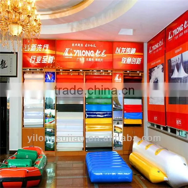 PVC sunshade fabric with stripe