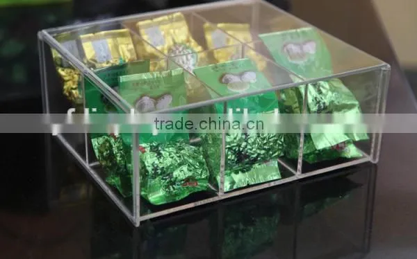 Customized Acylic Tea Bag Box