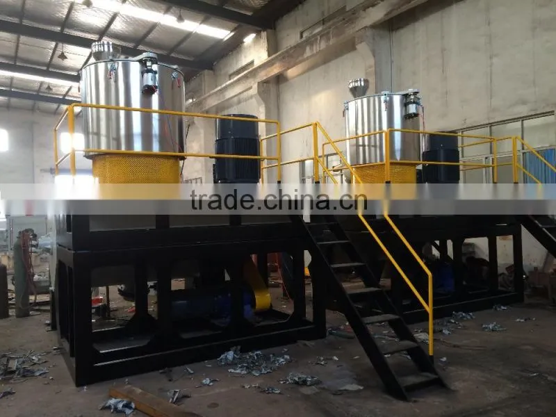SRL-W800/2500 inverter start Horizontal PVC mixer machine with price