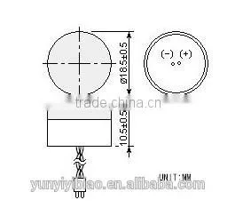 High frequency ultrasonic sensor/transducer/probe