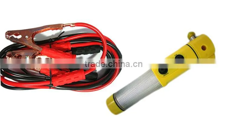 6 IN 1 Auto Safety Kit Car Emergency Kit with booster cable
